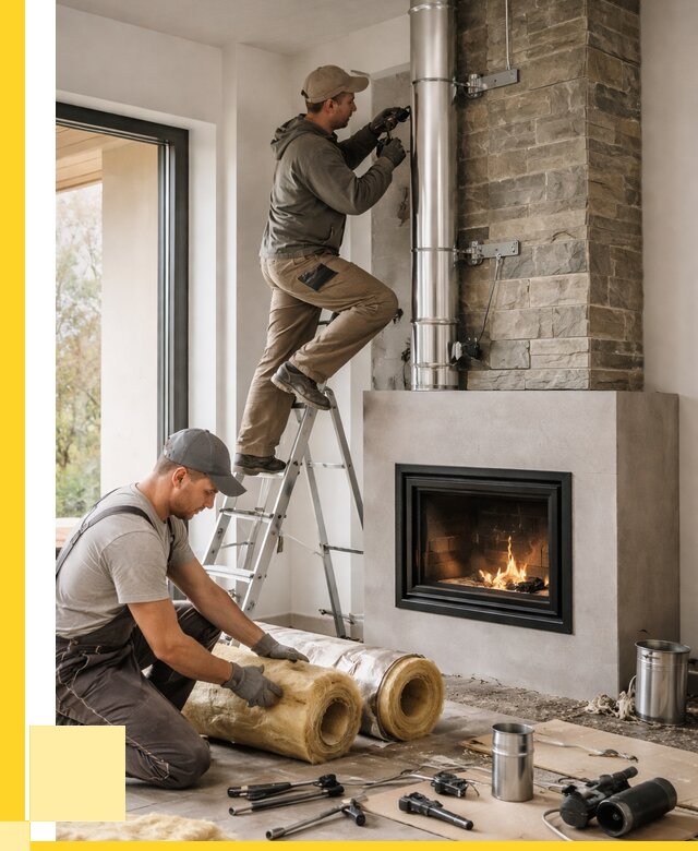 Монтаж дымоходов для каминов в Сосновоборске от 15518 р. ЭриданСсб