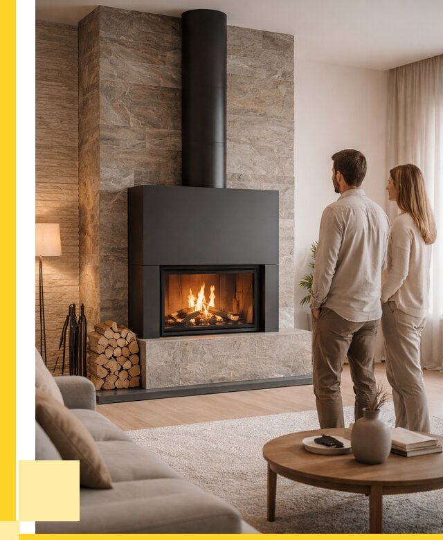 Закрытые камины под ключ в Сосновоборске от 124140 р., ЭриданСсб