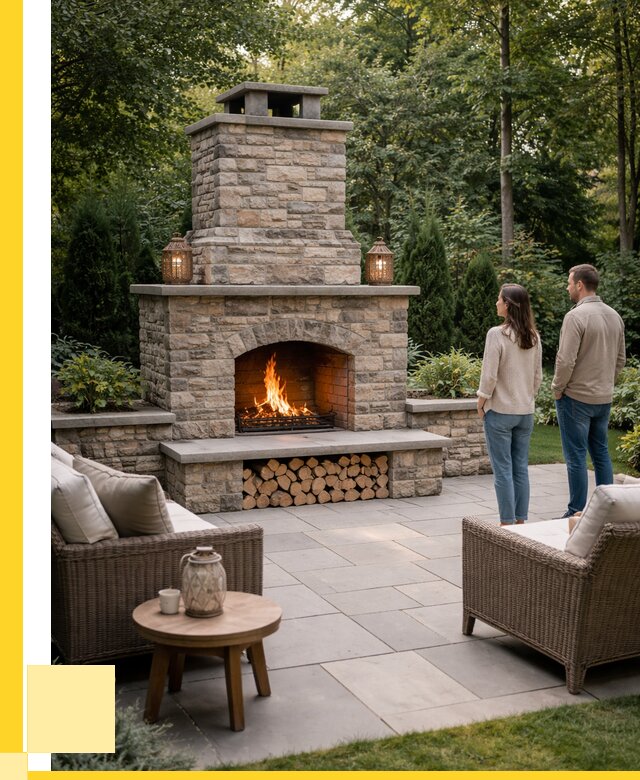 Уличные камины из кирпича в Сосновоборске от 155175 р. | ЭриданСсб