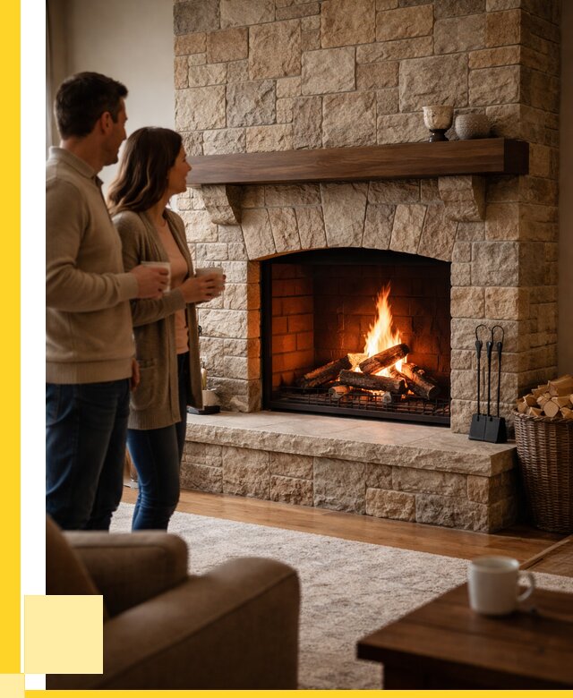 Каменные камины на заказ в Сосновоборске от 186210 р. | ЭриданСсб