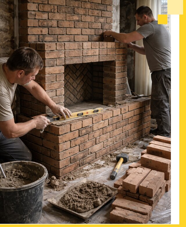 Изготовление и установка кирпичных каминов в Сосновоборске