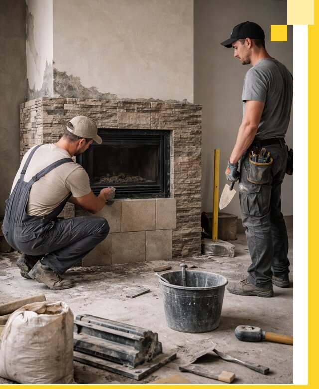 Камины под ключ в Сосновоборске: проект, изготовление и монтаж