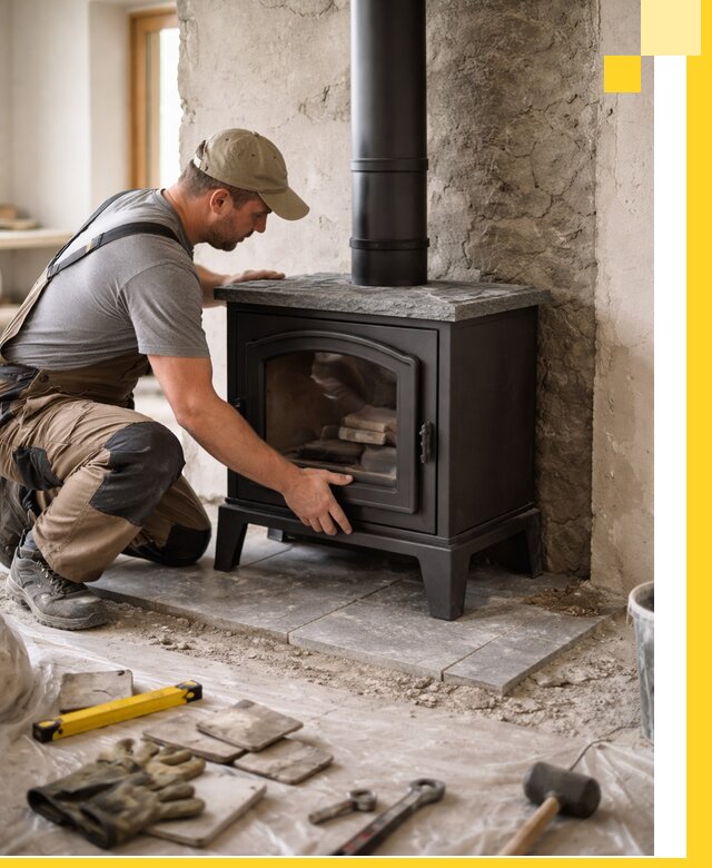 Профессиональный монтаж печей и каминов в Сосновоборске под ключ