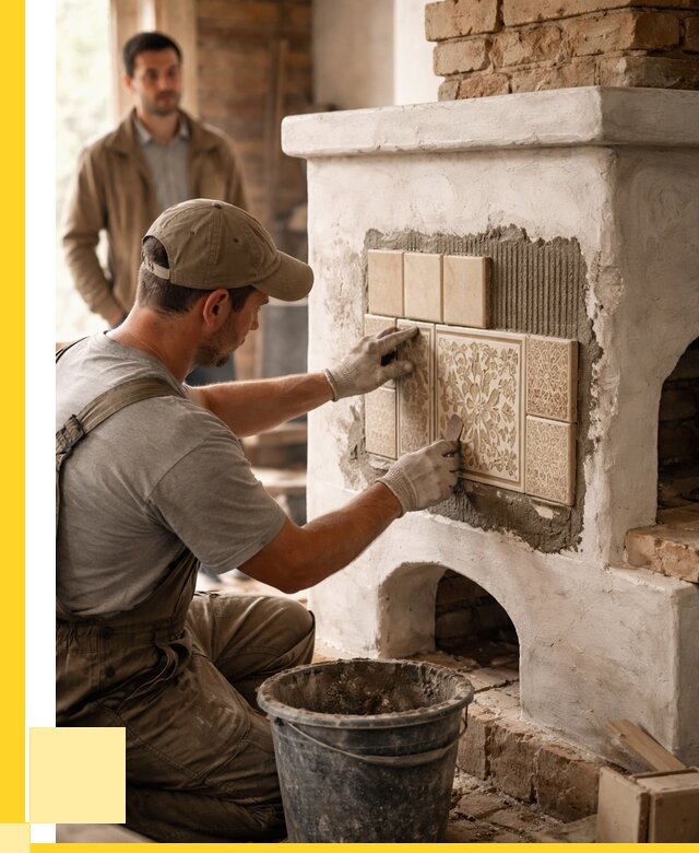 Отделка печей и банных печей в Сосновоборске от 36208 р. | ЭриданСсб