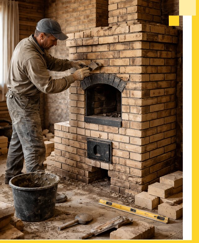 Кирпичные печи под ключ в Сосновоборске: проектирование и кладка