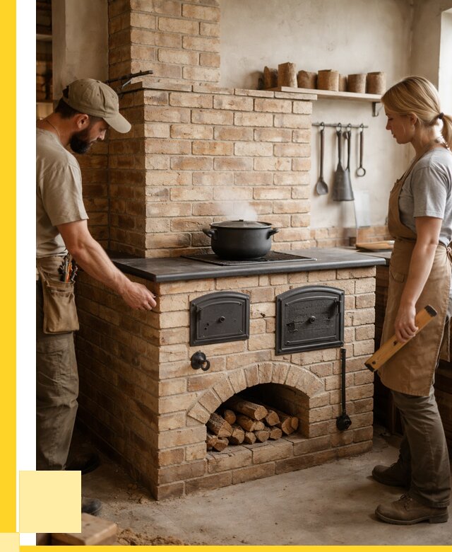 Варочно отопительные печи в Сосновоборске от 93105 р. | ЭриданСсб