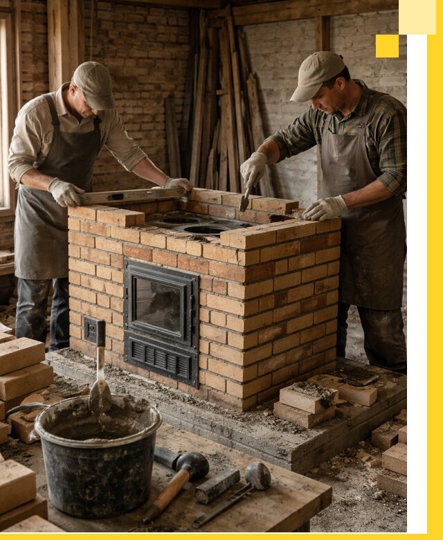 Изготовление и установка варочных печей под ключ в Сосновоборске