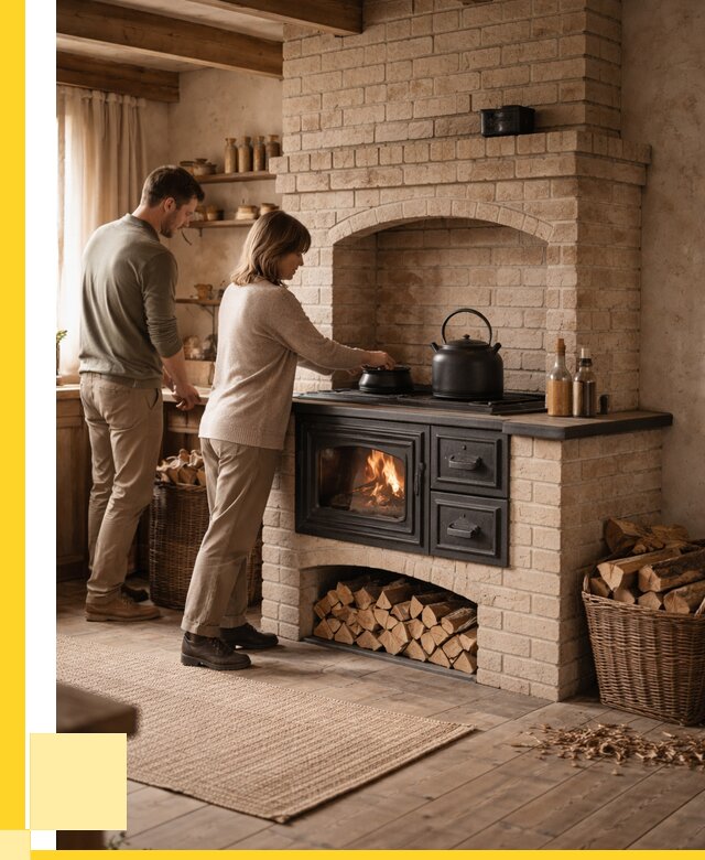 Печи с плитой в Сосновоборске от 46553 р. | ЭриданСсб — кирпичная печь