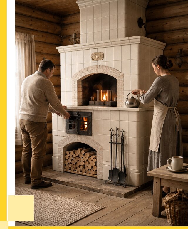 Русские печи в Сосновоборске: установка от 155175 р. ЭриданСсб