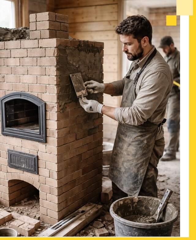 Изготовление и установка печей-шведок под ключ в Сосновоборске