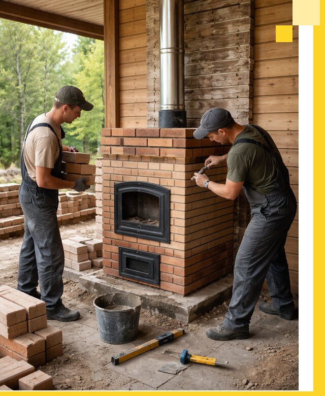 Производство и установка дачных печей под ключ в Сосновоборске