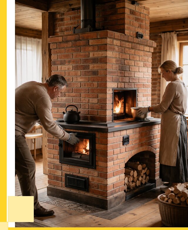 Печи для загородного дома под ключ в Сосновоборске от 82760 р. | ЭриданСсб