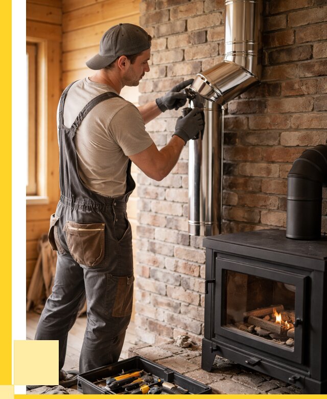 Монтаж дымоходов для печей в Сосновоборске от 7759 р. | ЭриданСсб