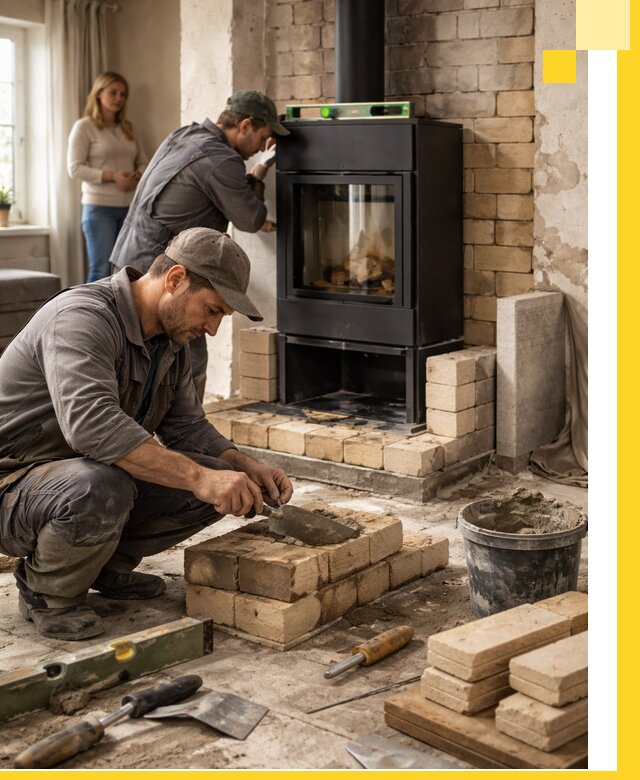 Печи и камины под ключ: проект, установка в Сосновоборске