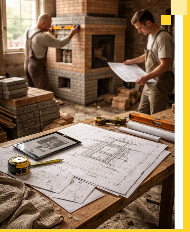 Проекты печей и каминов с индивидуальным дизайном в Сосновоборске