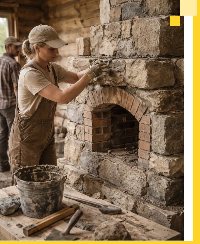 Каменные печи на заказ и монтаж в Сосновоборске, долговечные решения