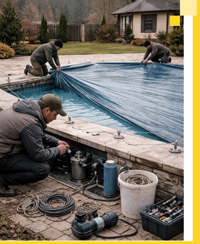 Консервация бассейнов в Сосновоборске: подготовка к длительному хранению