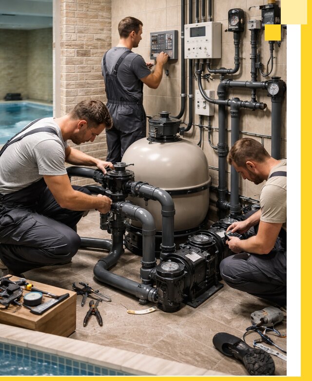 Комплексное оборудование для бассейнов под ключ в Сосновоборске