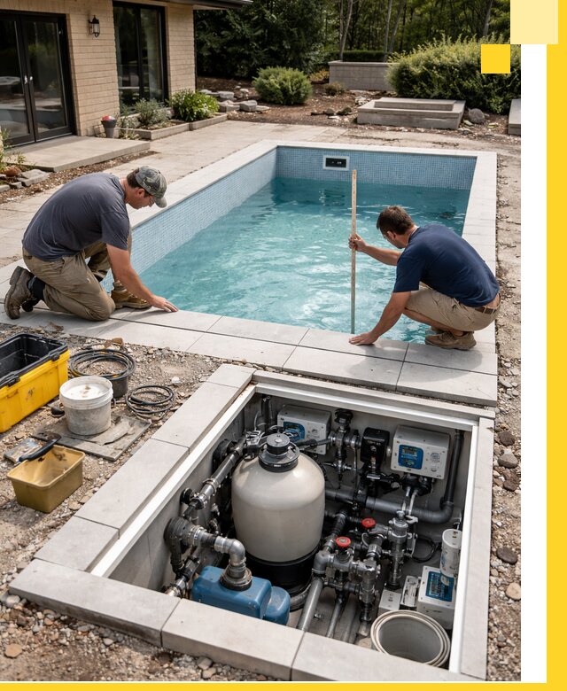 Строительство качественных домашних бассейнов под ключ в Сосновоборске