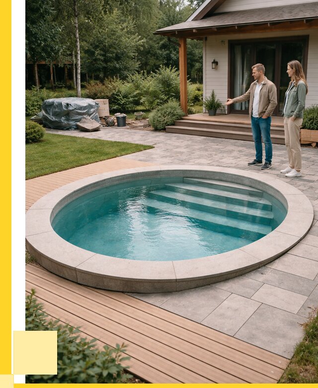 Бассейн на даче под ключ в Сосновоборске от 206900 р., ЭриданСсб