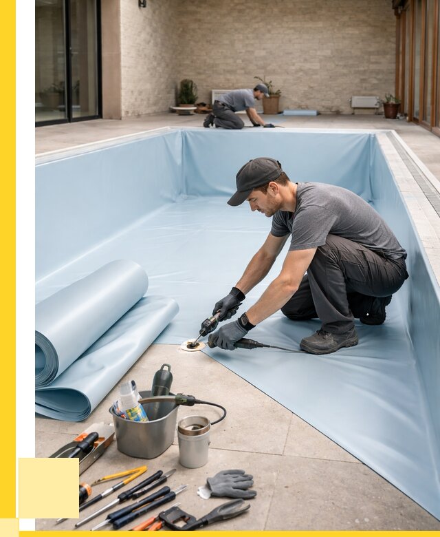 Пленка ПВХ для бассейнов в Сосновоборске от 2586 р. | ЭриданСсб