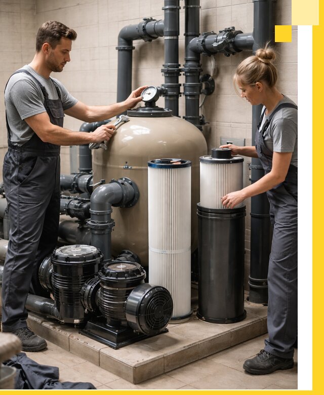 Фильтры и системы фильтрации для бассейнов в Сосновоборске