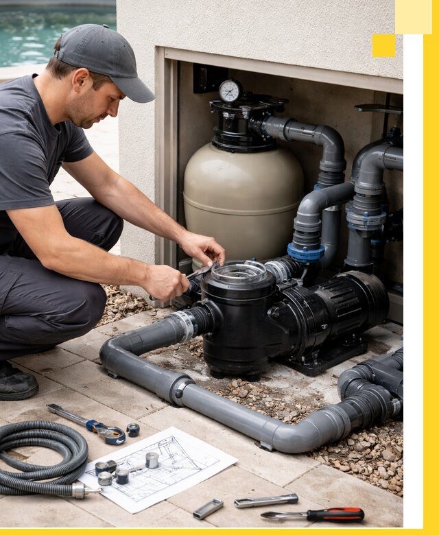 Поставка, монтаж и сервис насосов для бассейнов в Сосновоборске