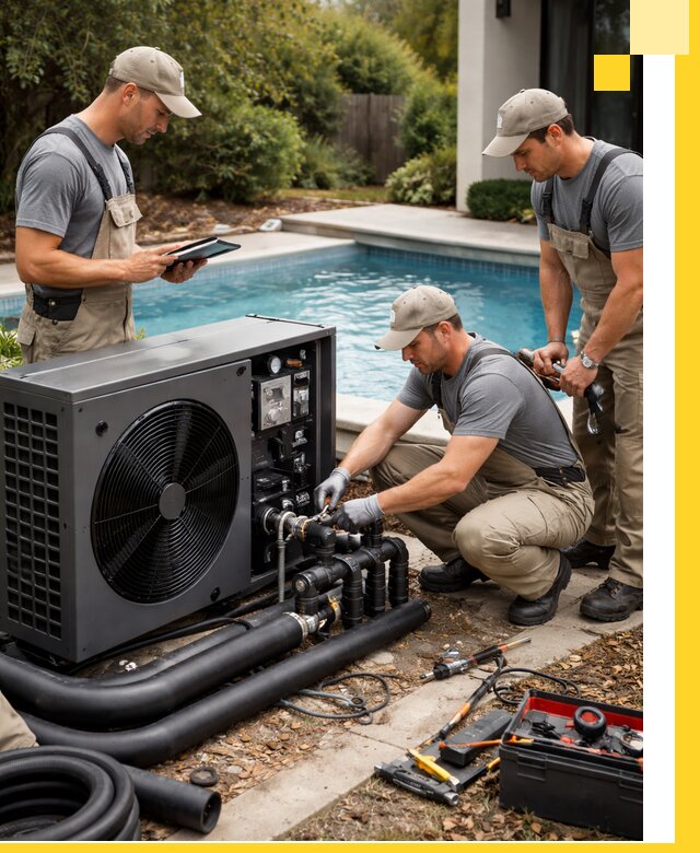 Проектирование и установка тепловых насосов для бассейнов в Сосновоборске