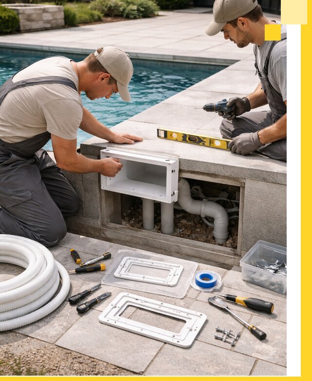 Поставка и установка скиммеров для бассейнов в Сосновоборске