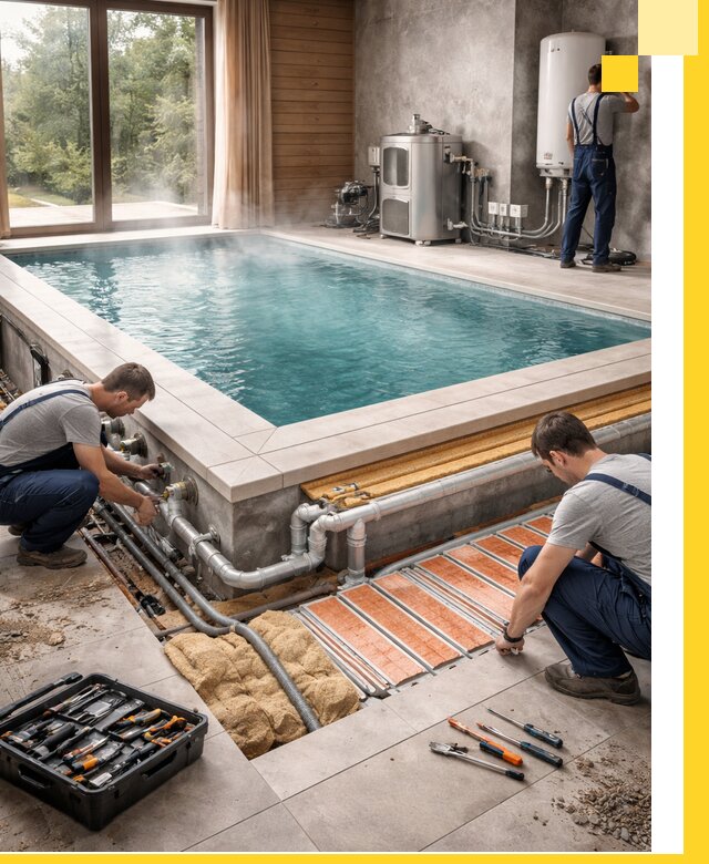 Проектирование и строительство тёплых бассейнов в Сосновоборске