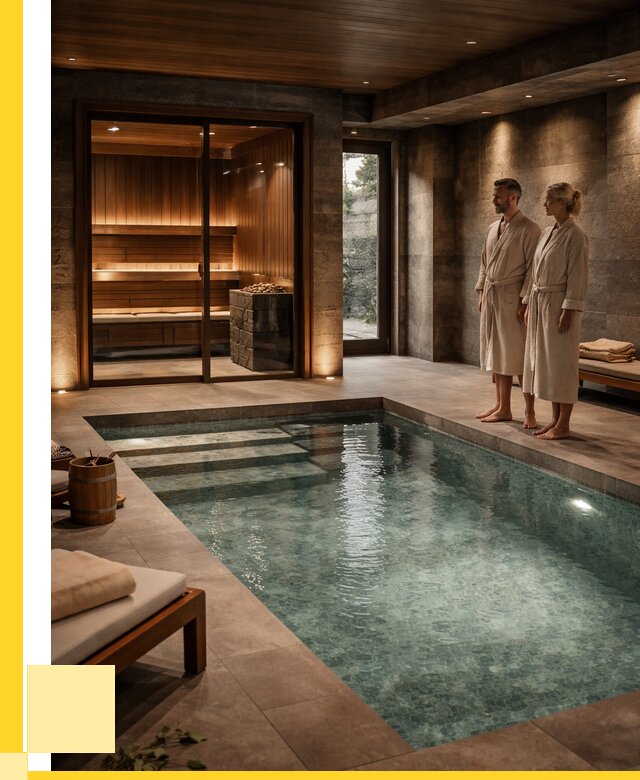 Сауна с большим бассейном в Сосновоборске от 1241400 р. ЭриданСсб