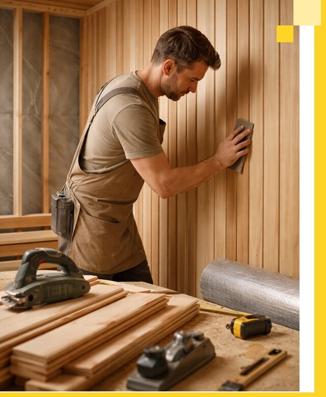 Профессиональная отделка саун и парных под ключ в Сосновоборске