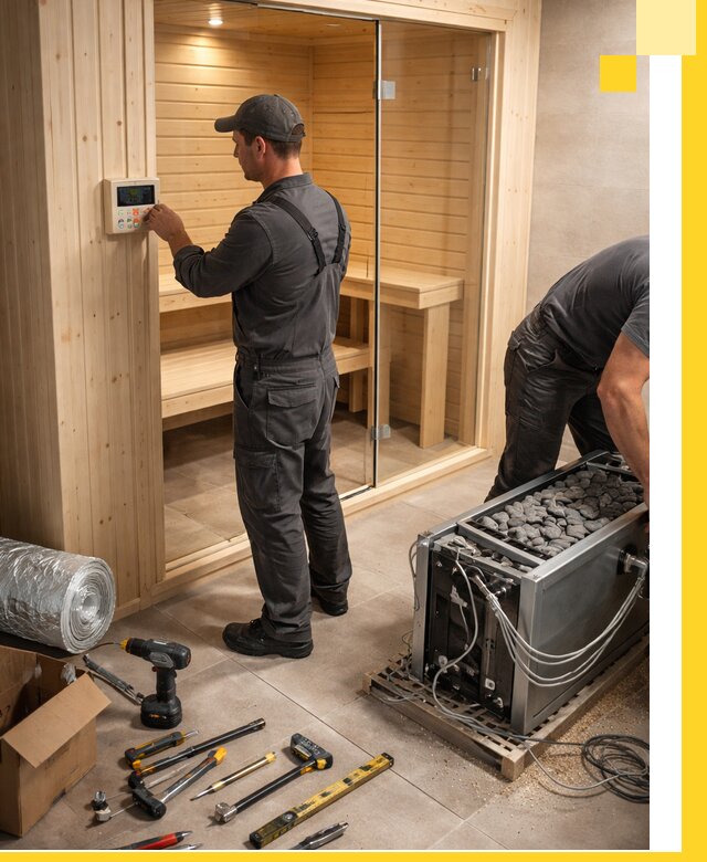 Поставка, установка и монтаж электрических саун в Сосновоборске