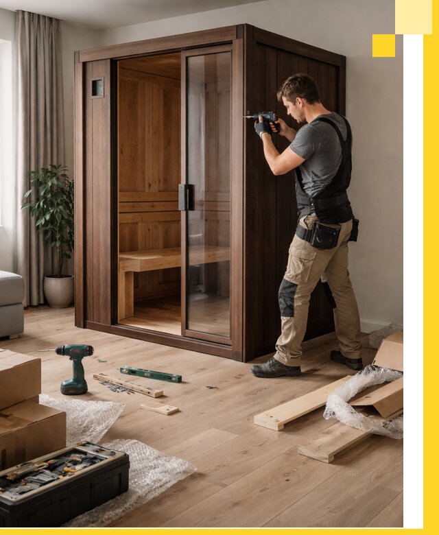 Установка и производство мини саун под ключ в Сосновоборске