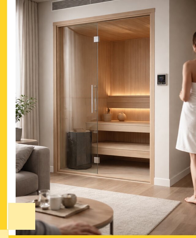 Сауна в квартире под ключ в Сосновоборске от 124140 р. ЭриданСсб