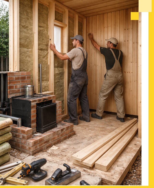 Строительство и установка дачных саун под ключ в Сосновоборске