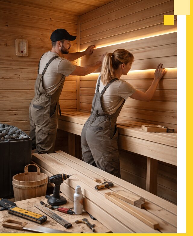 Дизайн саун и бань под ключ с индивидуальным проектом в Сосновоборске