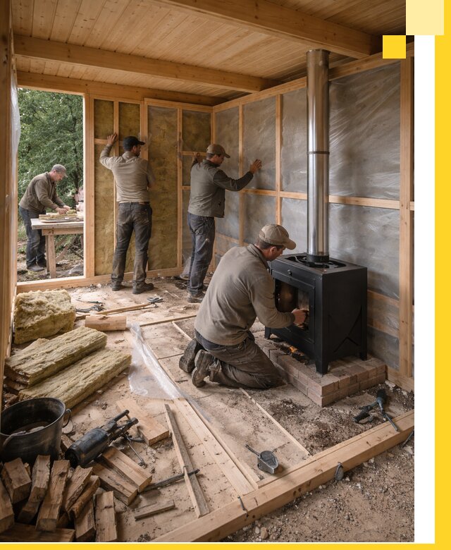 Профессиональный монтаж бань под ключ в Сосновоборске для дома