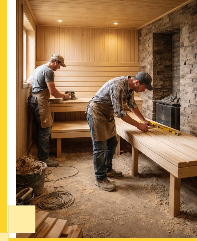 Отделка бани в Сосновоборске: внутренняя отделка от 3104 р. | ЭриданСсб