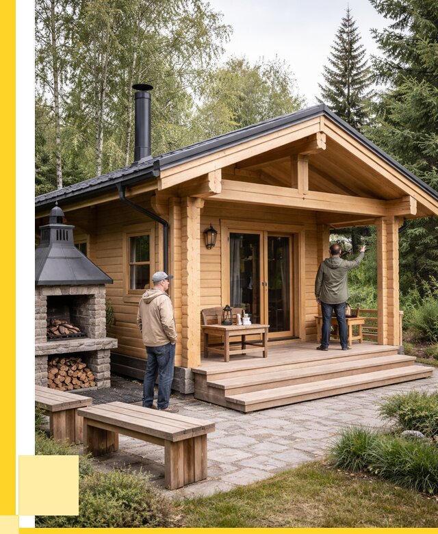 Деревянные бани под ключ в Сосновоборске от 465525 р. | ЭриданСсб