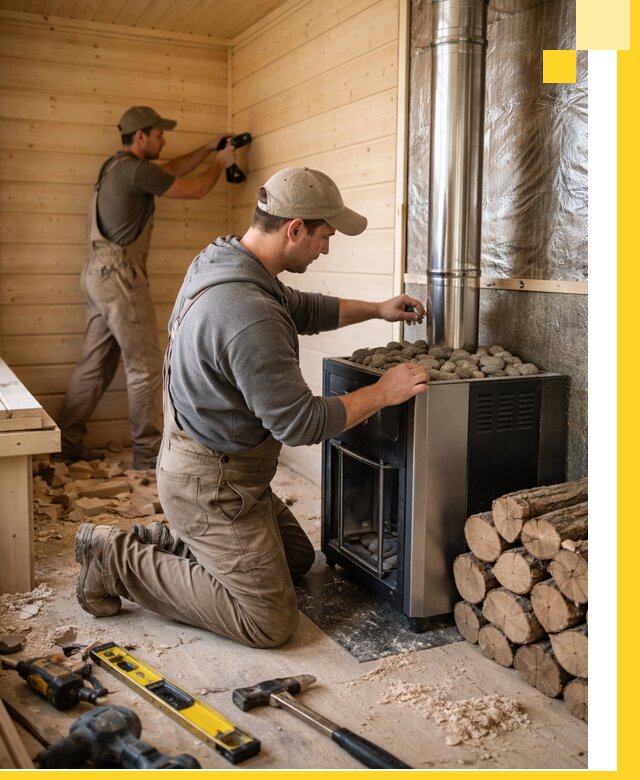 Строительство деревянных бань под ключ в Сосновоборске проекты и монтаж