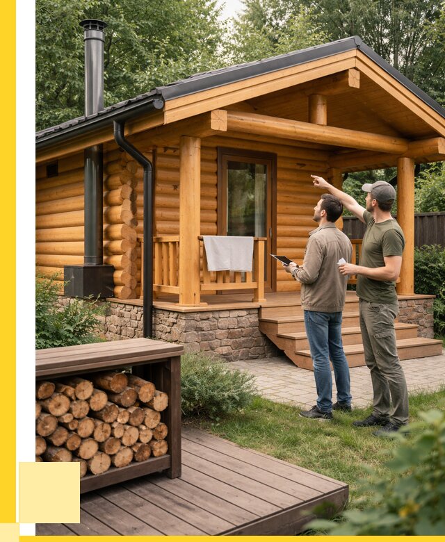 Бани для дачи под ключ в Сосновоборске от 258625 р. | ЭриданСсб