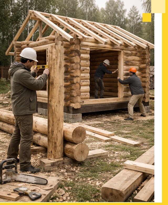 Строительство бань для дачи под ключ в Сосновоборске с доставкой и монтажом