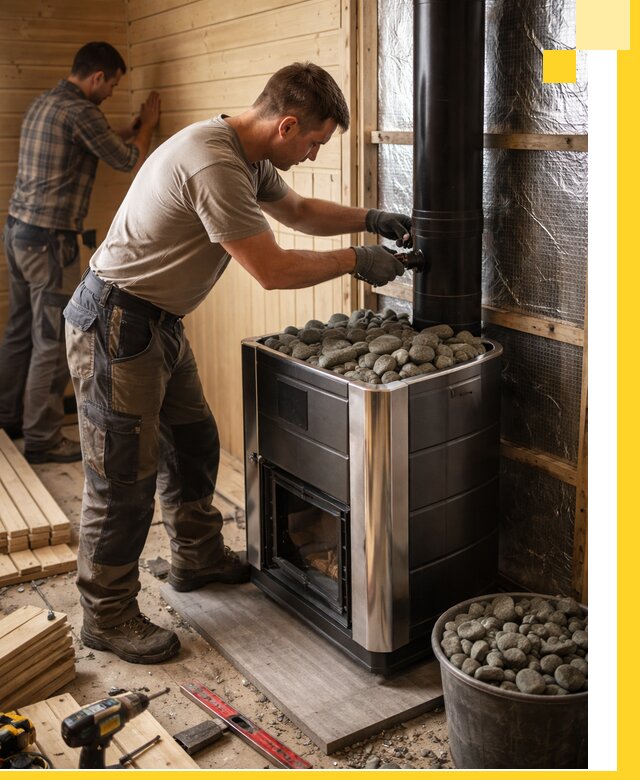 Проектирование и строительство парилок для бани в Сосновоборске под ключ