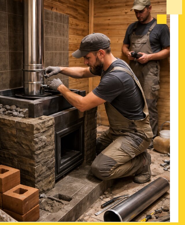 Изготовление и установка банных печей под ключ в Сосновоборске