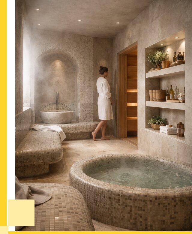 Строительство бани с хамамом в Сосновоборске от 775875 р. | ЭриданСсб