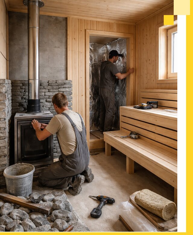 Строительство и изготовление бань под ключ в Сосновоборске