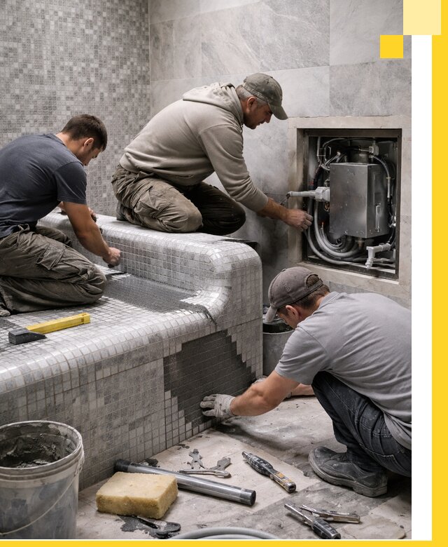 Проекты хамамов под ключ в Сосновоборске и дизайн и строительство