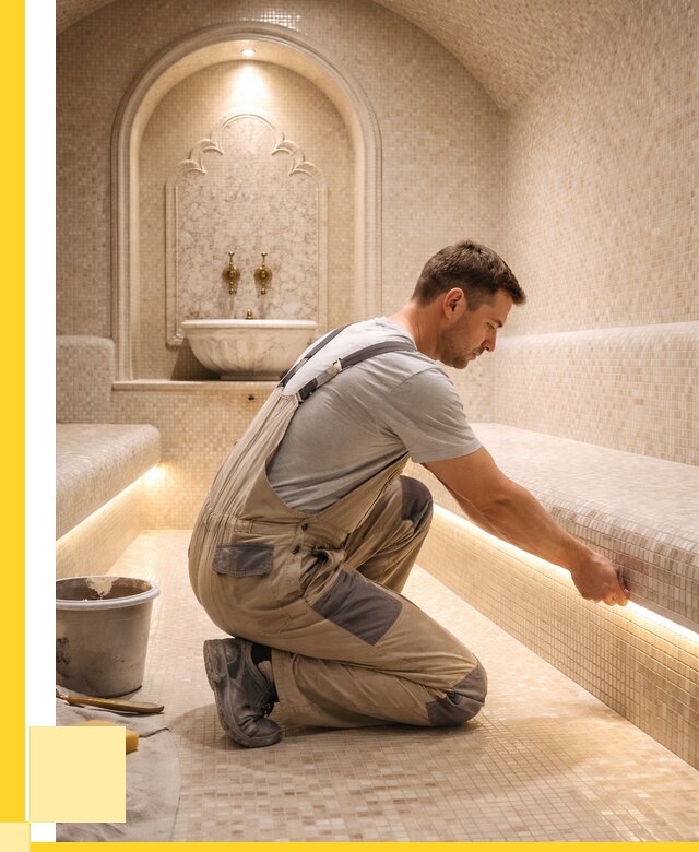 Отделка хамамов под ключ в Сосновоборске от 5690 р. | ЭриданСсб