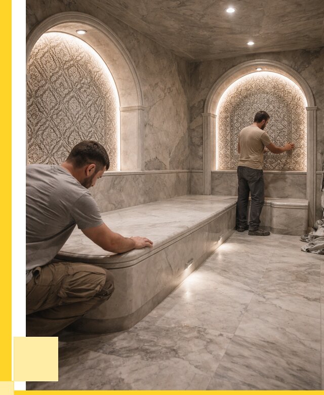 Турецкие бани под ключ в Сосновоборске от 258625 р. | ЭриданСсб